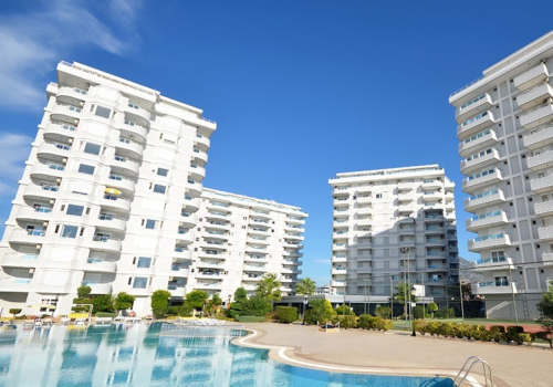 Элитная квартира на первой линии моря в Тосмур