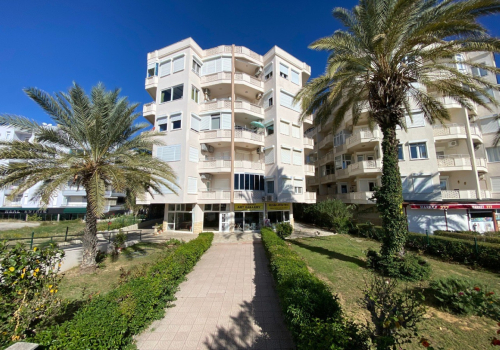 Seafront 2+1 Garden Floor Apartment for Sale in Oba