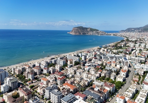 Aliye Yazir Residence - Møbleret 90m² 2+1 Nær Stranden i Oba